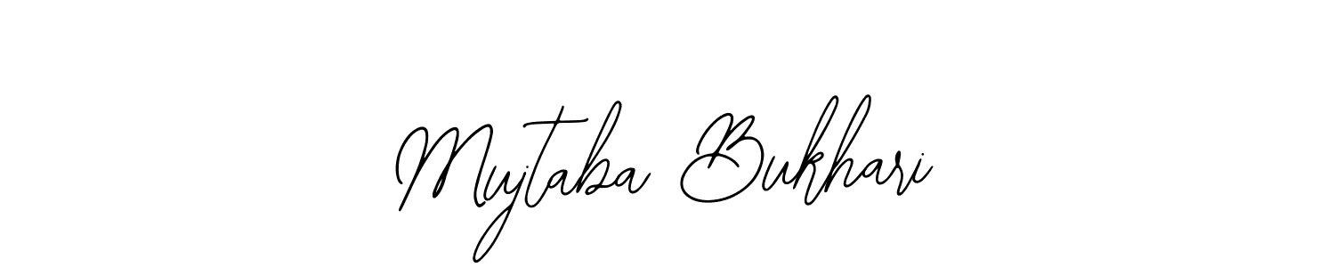 Mujtaba Bukhari stylish signature style. Best Handwritten Sign (Bearetta-2O07w) for my name. Handwritten Signature Collection Ideas for my name Mujtaba Bukhari. Mujtaba Bukhari signature style 12 images and pictures png