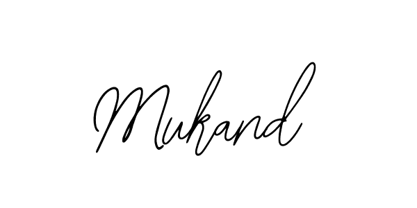 How to make Mukand name signature. Use Bearetta-2O07w style for creating short signs online. This is the latest handwritten sign. Mukand signature style 12 images and pictures png