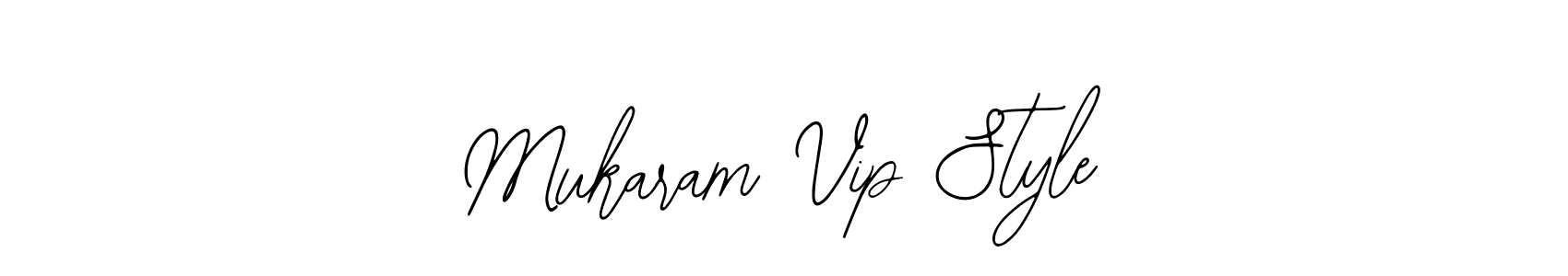 Similarly Bearetta-2O07w is the best handwritten signature design. Signature creator online .You can use it as an online autograph creator for name Mukaram Vip Style. Mukaram Vip Style signature style 12 images and pictures png
