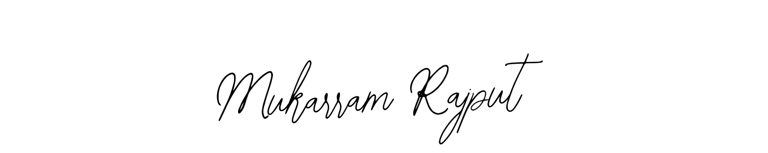 It looks lik you need a new signature style for name Mukarram Rajput. Design unique handwritten (Bearetta-2O07w) signature with our free signature maker in just a few clicks. Mukarram Rajput signature style 12 images and pictures png