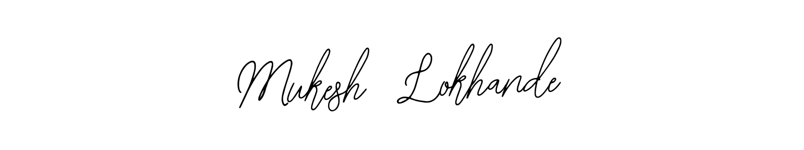 Make a beautiful signature design for name Mukesh  Lokhande. Use this online signature maker to create a handwritten signature for free. Mukesh  Lokhande signature style 12 images and pictures png
