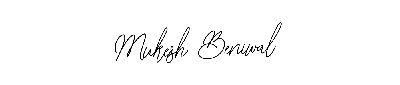 Design your own signature with our free online signature maker. With this signature software, you can create a handwritten (Bearetta-2O07w) signature for name Mukesh Beniwal. Mukesh Beniwal signature style 12 images and pictures png