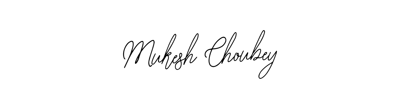 How to Draw Mukesh Choubey signature style? Bearetta-2O07w is a latest design signature styles for name Mukesh Choubey. Mukesh Choubey signature style 12 images and pictures png