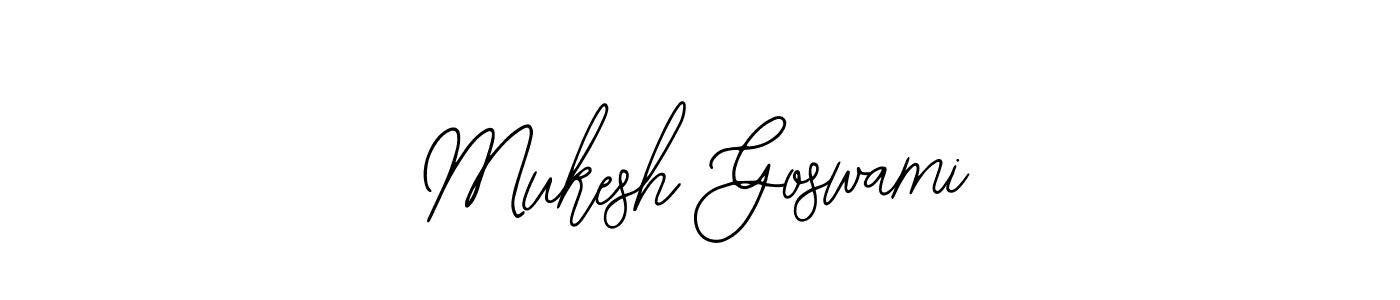 Also You can easily find your signature by using the search form. We will create Mukesh Goswami name handwritten signature images for you free of cost using Bearetta-2O07w sign style. Mukesh Goswami signature style 12 images and pictures png