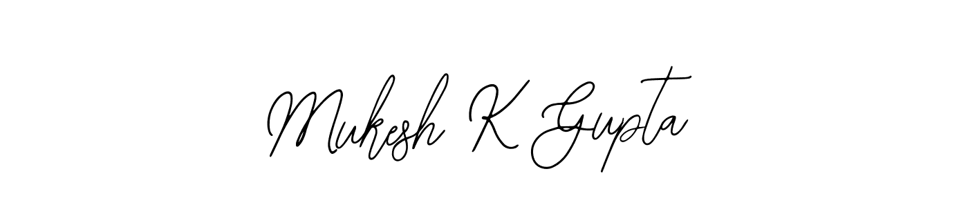 Mukesh K Gupta stylish signature style. Best Handwritten Sign (Bearetta-2O07w) for my name. Handwritten Signature Collection Ideas for my name Mukesh K Gupta. Mukesh K Gupta signature style 12 images and pictures png