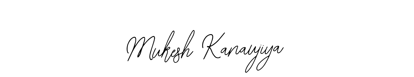 How to make Mukesh Kanaujiya signature? Bearetta-2O07w is a professional autograph style. Create handwritten signature for Mukesh Kanaujiya name. Mukesh Kanaujiya signature style 12 images and pictures png