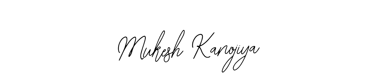 Use a signature maker to create a handwritten signature online. With this signature software, you can design (Bearetta-2O07w) your own signature for name Mukesh Kanojiya. Mukesh Kanojiya signature style 12 images and pictures png