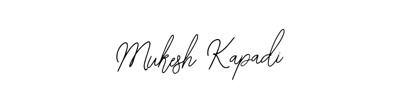 Similarly Bearetta-2O07w is the best handwritten signature design. Signature creator online .You can use it as an online autograph creator for name Mukesh Kapadi. Mukesh Kapadi signature style 12 images and pictures png