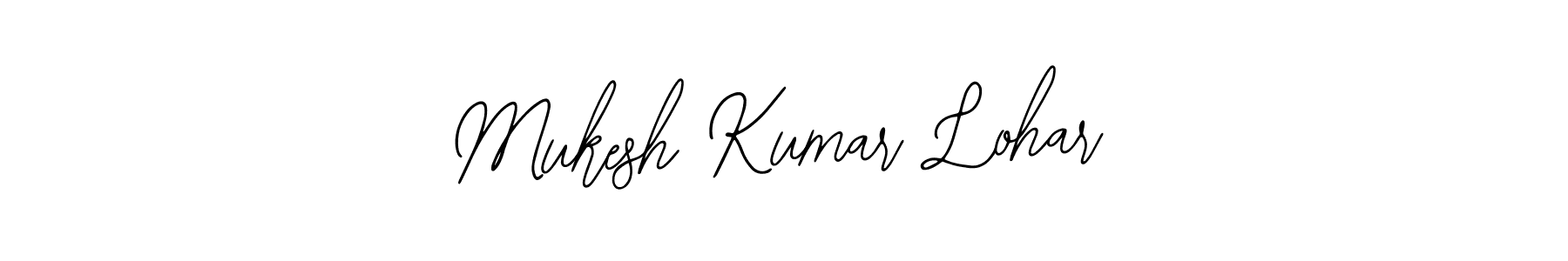 Use a signature maker to create a handwritten signature online. With this signature software, you can design (Bearetta-2O07w) your own signature for name Mukesh Kumar Lohar. Mukesh Kumar Lohar signature style 12 images and pictures png