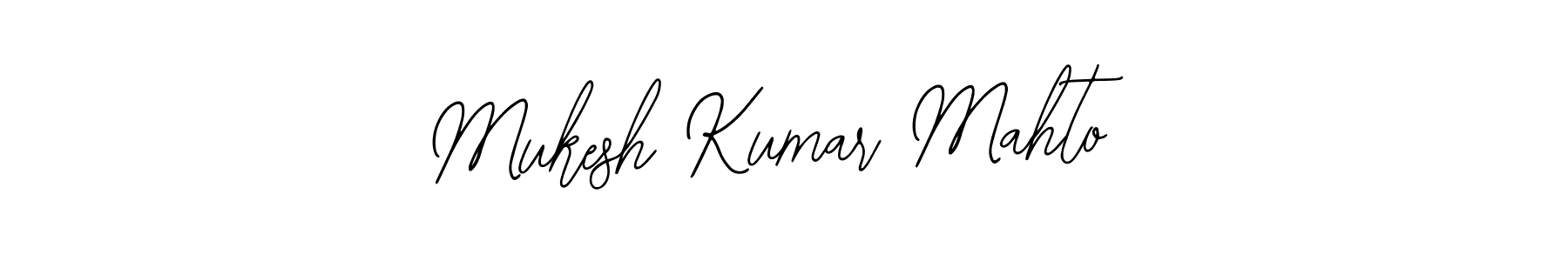 Use a signature maker to create a handwritten signature online. With this signature software, you can design (Bearetta-2O07w) your own signature for name Mukesh Kumar Mahto. Mukesh Kumar Mahto signature style 12 images and pictures png