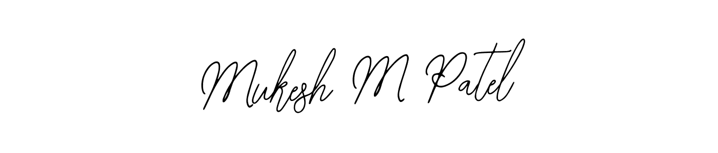 Also You can easily find your signature by using the search form. We will create Mukesh M Patel name handwritten signature images for you free of cost using Bearetta-2O07w sign style. Mukesh M Patel signature style 12 images and pictures png