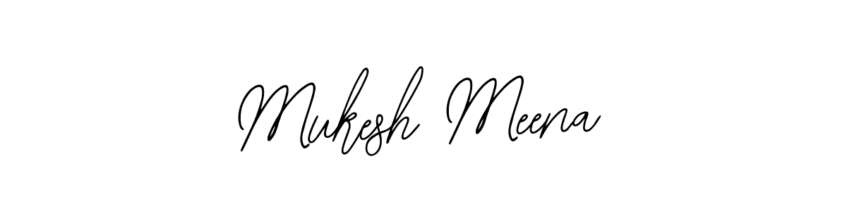 Mukesh Meena stylish signature style. Best Handwritten Sign (Bearetta-2O07w) for my name. Handwritten Signature Collection Ideas for my name Mukesh Meena. Mukesh Meena signature style 12 images and pictures png