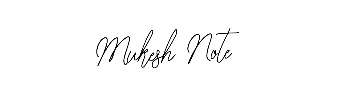 Design your own signature with our free online signature maker. With this signature software, you can create a handwritten (Bearetta-2O07w) signature for name Mukesh Note. Mukesh Note signature style 12 images and pictures png