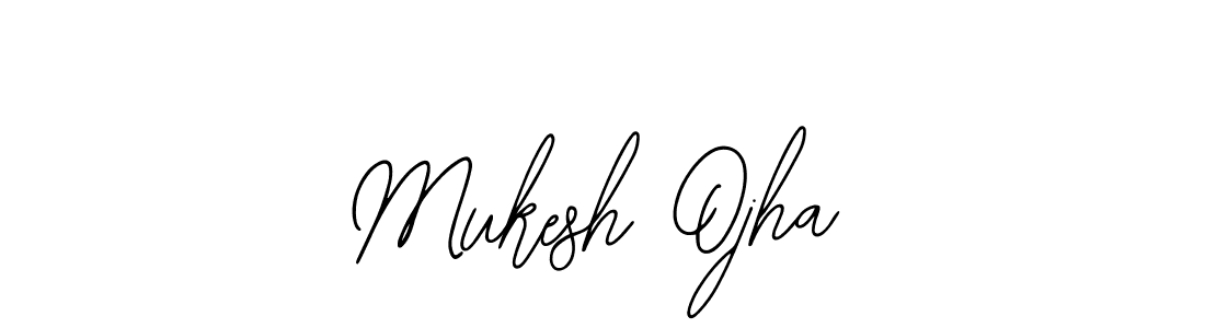 How to Draw Mukesh Ojha signature style? Bearetta-2O07w is a latest design signature styles for name Mukesh Ojha. Mukesh Ojha signature style 12 images and pictures png