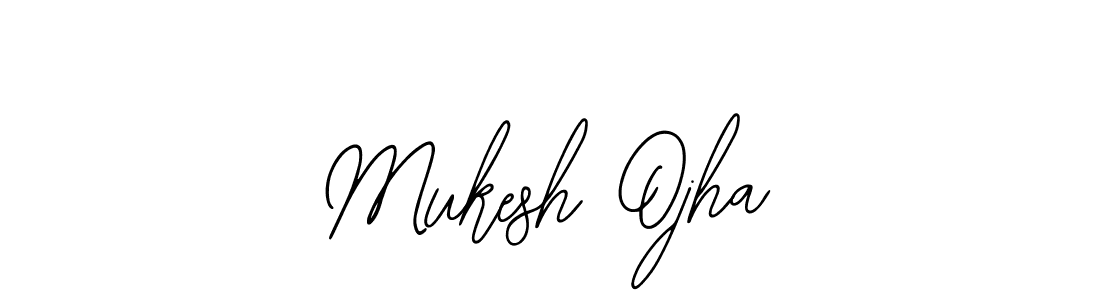 How to Draw Mukesh Ojha signature style? Bearetta-2O07w is a latest design signature styles for name Mukesh Ojha. Mukesh Ojha signature style 12 images and pictures png