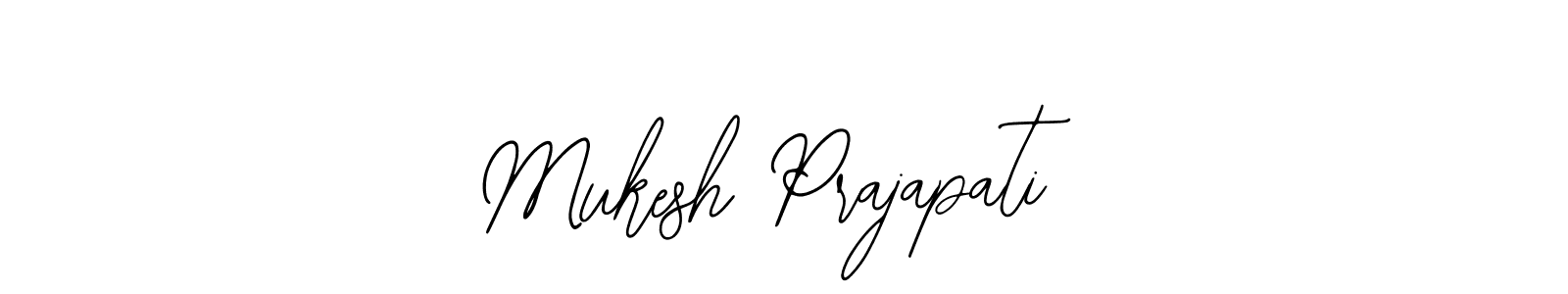 Design your own signature with our free online signature maker. With this signature software, you can create a handwritten (Bearetta-2O07w) signature for name Mukesh Prajapati. Mukesh Prajapati signature style 12 images and pictures png