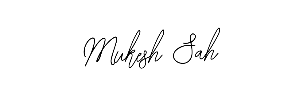 How to Draw Mukesh Sah signature style? Bearetta-2O07w is a latest design signature styles for name Mukesh Sah. Mukesh Sah signature style 12 images and pictures png