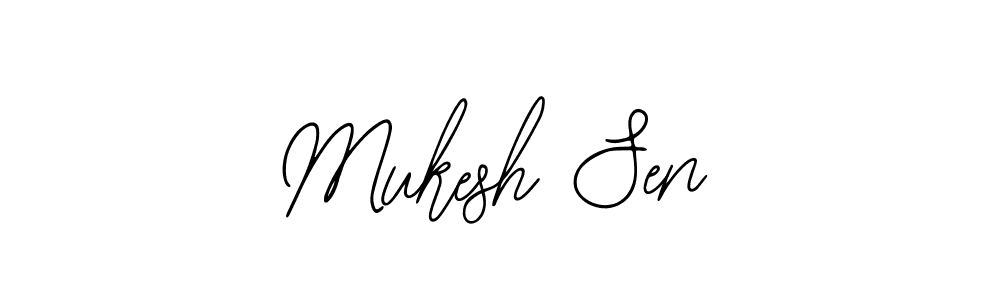 The best way (Bearetta-2O07w) to make a short signature is to pick only two or three words in your name. The name Mukesh Sen include a total of six letters. For converting this name. Mukesh Sen signature style 12 images and pictures png