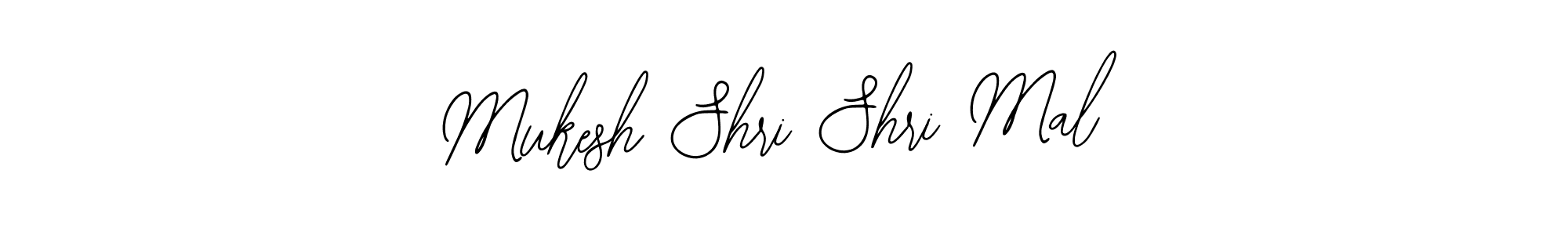 Use a signature maker to create a handwritten signature online. With this signature software, you can design (Bearetta-2O07w) your own signature for name Mukesh Shri Shri Mal. Mukesh Shri Shri Mal signature style 12 images and pictures png