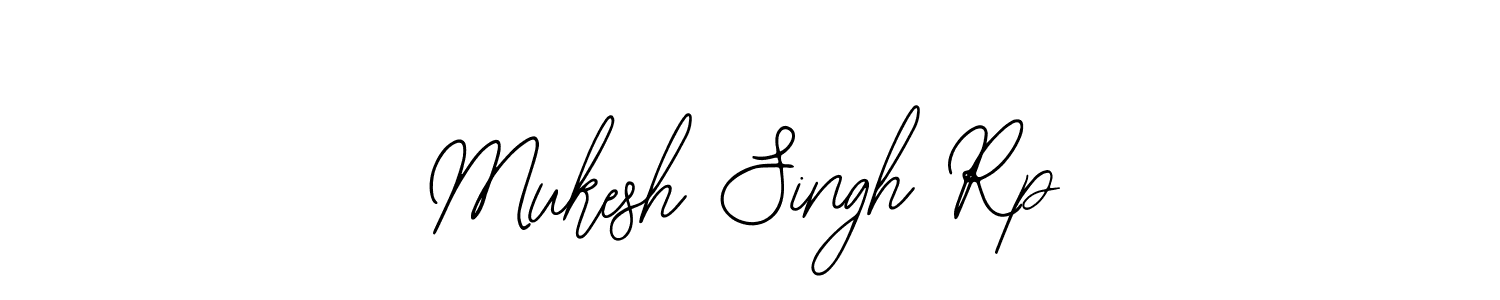 Use a signature maker to create a handwritten signature online. With this signature software, you can design (Bearetta-2O07w) your own signature for name Mukesh Singh Rp. Mukesh Singh Rp signature style 12 images and pictures png