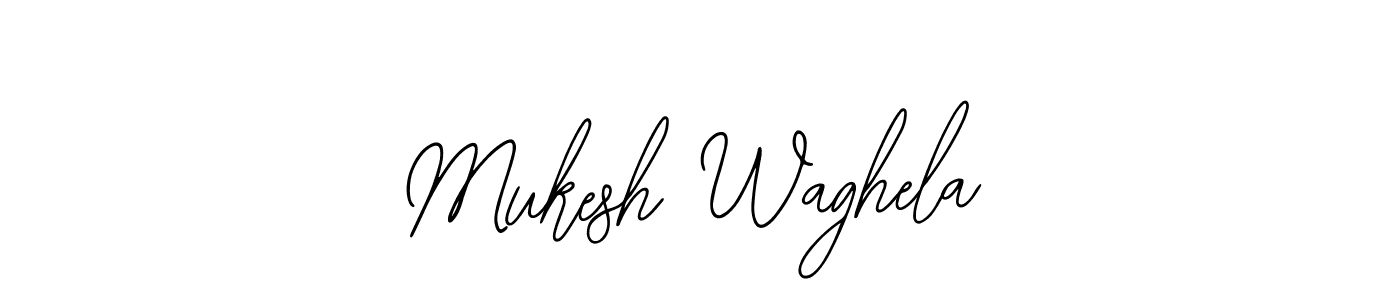 Mukesh Waghela stylish signature style. Best Handwritten Sign (Bearetta-2O07w) for my name. Handwritten Signature Collection Ideas for my name Mukesh Waghela. Mukesh Waghela signature style 12 images and pictures png