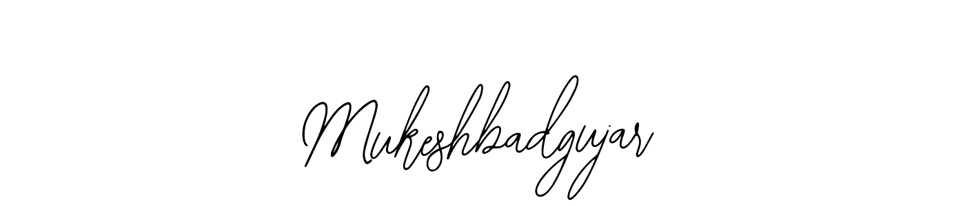 Make a beautiful signature design for name Mukeshbadgujar. With this signature (Bearetta-2O07w) style, you can create a handwritten signature for free. Mukeshbadgujar signature style 12 images and pictures png