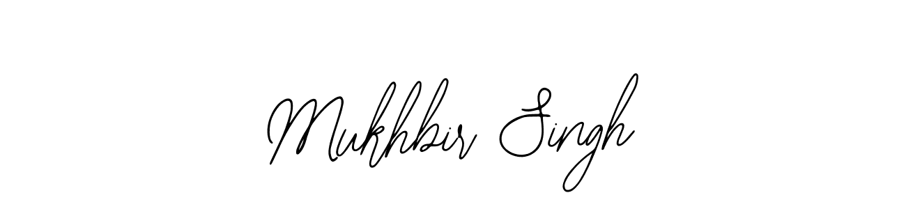 How to make Mukhbir Singh name signature. Use Bearetta-2O07w style for creating short signs online. This is the latest handwritten sign. Mukhbir Singh signature style 12 images and pictures png