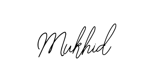 How to make Mukhid signature? Bearetta-2O07w is a professional autograph style. Create handwritten signature for Mukhid name. Mukhid signature style 12 images and pictures png
