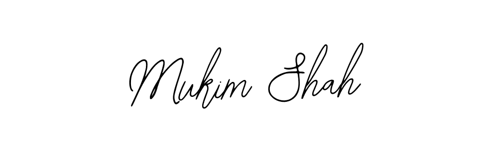 Design your own signature with our free online signature maker. With this signature software, you can create a handwritten (Bearetta-2O07w) signature for name Mukim Shah. Mukim Shah signature style 12 images and pictures png