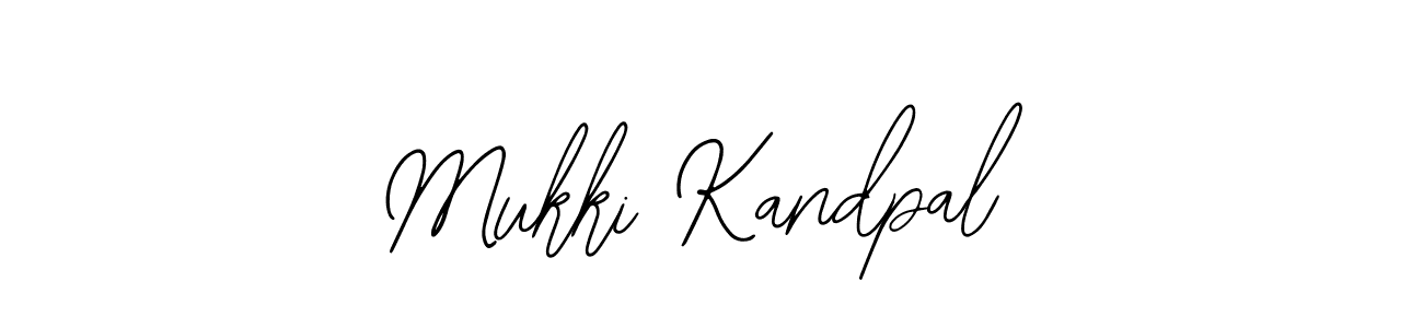 Make a beautiful signature design for name Mukki Kandpal. With this signature (Bearetta-2O07w) style, you can create a handwritten signature for free. Mukki Kandpal signature style 12 images and pictures png