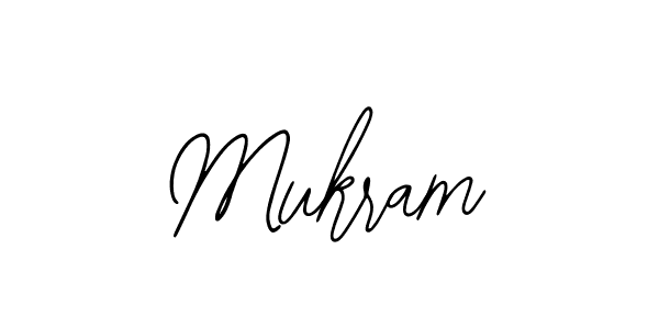 Bearetta-2O07w is a professional signature style that is perfect for those who want to add a touch of class to their signature. It is also a great choice for those who want to make their signature more unique. Get Mukram name to fancy signature for free. Mukram signature style 12 images and pictures png
