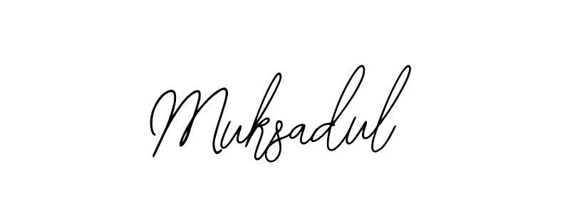 How to make Muksadul signature? Bearetta-2O07w is a professional autograph style. Create handwritten signature for Muksadul name. Muksadul signature style 12 images and pictures png