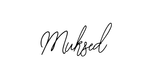 Design your own signature with our free online signature maker. With this signature software, you can create a handwritten (Bearetta-2O07w) signature for name Muksed. Muksed signature style 12 images and pictures png