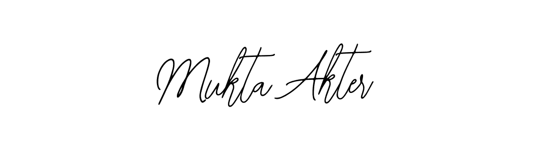 Similarly Bearetta-2O07w is the best handwritten signature design. Signature creator online .You can use it as an online autograph creator for name Mukta Akter. Mukta Akter signature style 12 images and pictures png