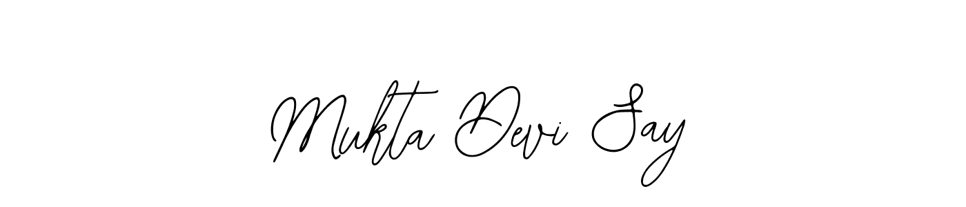 You can use this online signature creator to create a handwritten signature for the name Mukta Devi Say. This is the best online autograph maker. Mukta Devi Say signature style 12 images and pictures png