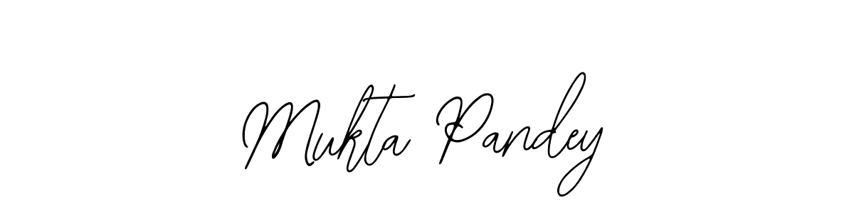 The best way (Bearetta-2O07w) to make a short signature is to pick only two or three words in your name. The name Mukta Pandey include a total of six letters. For converting this name. Mukta Pandey signature style 12 images and pictures png