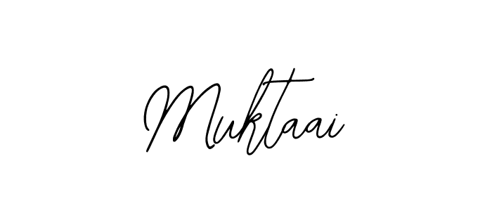 How to make Muktaai name signature. Use Bearetta-2O07w style for creating short signs online. This is the latest handwritten sign. Muktaai signature style 12 images and pictures png