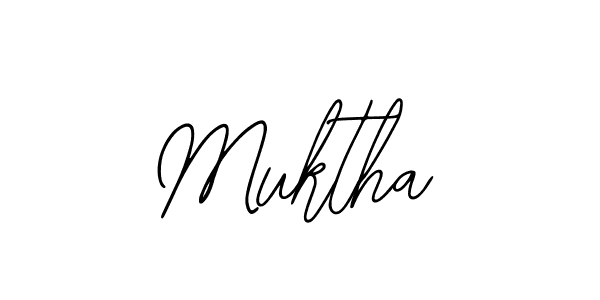 The best way (Bearetta-2O07w) to make a short signature is to pick only two or three words in your name. The name Muktha include a total of six letters. For converting this name. Muktha signature style 12 images and pictures png