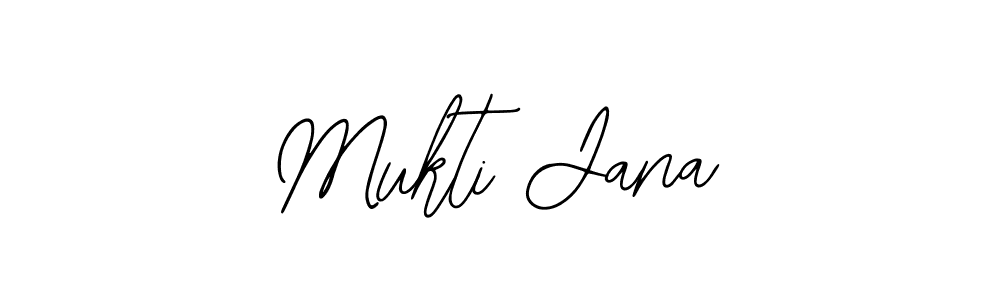 Design your own signature with our free online signature maker. With this signature software, you can create a handwritten (Bearetta-2O07w) signature for name Mukti Jana. Mukti Jana signature style 12 images and pictures png