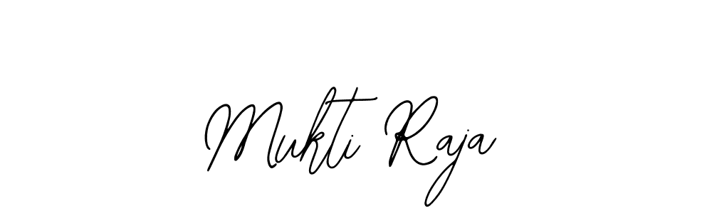 You should practise on your own different ways (Bearetta-2O07w) to write your name (Mukti Raja) in signature. don't let someone else do it for you. Mukti Raja signature style 12 images and pictures png