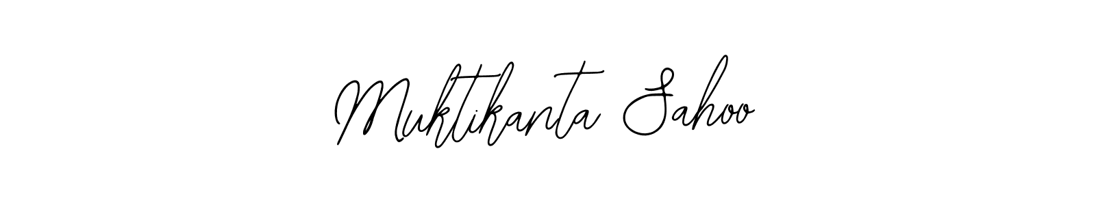 Design your own signature with our free online signature maker. With this signature software, you can create a handwritten (Bearetta-2O07w) signature for name Muktikanta Sahoo. Muktikanta Sahoo signature style 12 images and pictures png