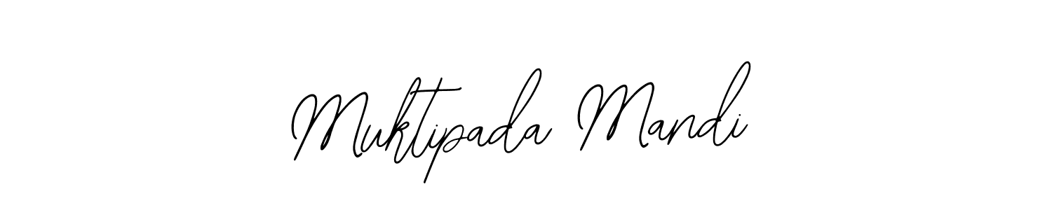 How to make Muktipada Mandi signature? Bearetta-2O07w is a professional autograph style. Create handwritten signature for Muktipada Mandi name. Muktipada Mandi signature style 12 images and pictures png