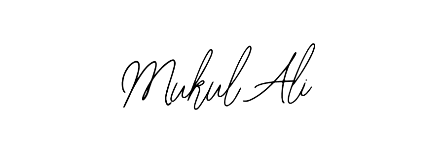 Design your own signature with our free online signature maker. With this signature software, you can create a handwritten (Bearetta-2O07w) signature for name Mukul Ali. Mukul Ali signature style 12 images and pictures png