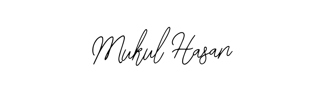 How to make Mukul Hasan name signature. Use Bearetta-2O07w style for creating short signs online. This is the latest handwritten sign. Mukul Hasan signature style 12 images and pictures png