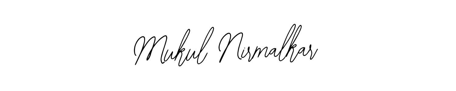 Also You can easily find your signature by using the search form. We will create Mukul Nirmalkar name handwritten signature images for you free of cost using Bearetta-2O07w sign style. Mukul Nirmalkar signature style 12 images and pictures png