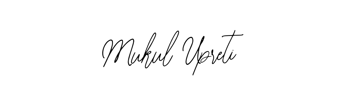 How to make Mukul Upreti signature? Bearetta-2O07w is a professional autograph style. Create handwritten signature for Mukul Upreti name. Mukul Upreti signature style 12 images and pictures png