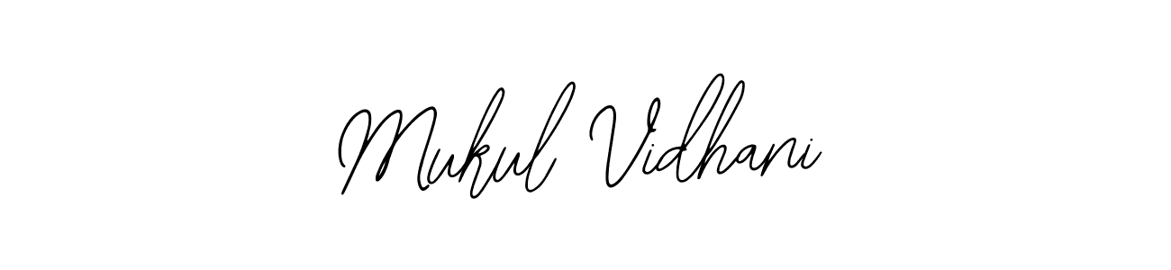 if you are searching for the best signature style for your name Mukul Vidhani. so please give up your signature search. here we have designed multiple signature styles  using Bearetta-2O07w. Mukul Vidhani signature style 12 images and pictures png