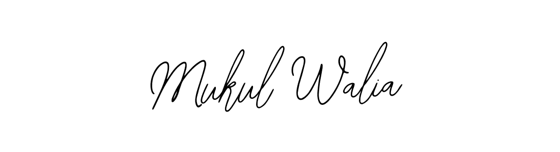 Also we have Mukul Walia name is the best signature style. Create professional handwritten signature collection using Bearetta-2O07w autograph style. Mukul Walia signature style 12 images and pictures png