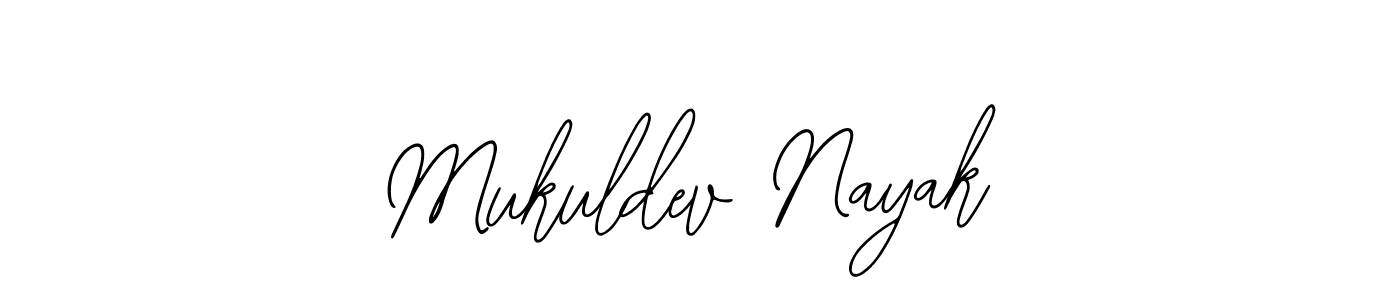 How to make Mukuldev Nayak signature? Bearetta-2O07w is a professional autograph style. Create handwritten signature for Mukuldev Nayak name. Mukuldev Nayak signature style 12 images and pictures png