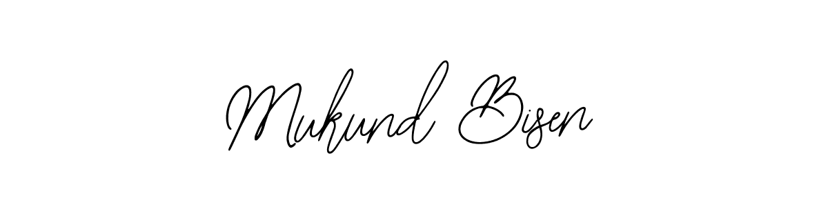 How to make Mukund Bisen signature? Bearetta-2O07w is a professional autograph style. Create handwritten signature for Mukund Bisen name. Mukund Bisen signature style 12 images and pictures png